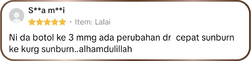 Ulasan pelanggan: perubahan selepas tiga minggu menggunakan Glow BrightBoost.