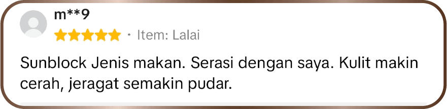 Ulasan pelanggan: serasi dengan penggunaan harian.